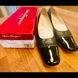 Salvatore Ferragamo Boutique, Black Heels,  Style MARISA, Size 12B